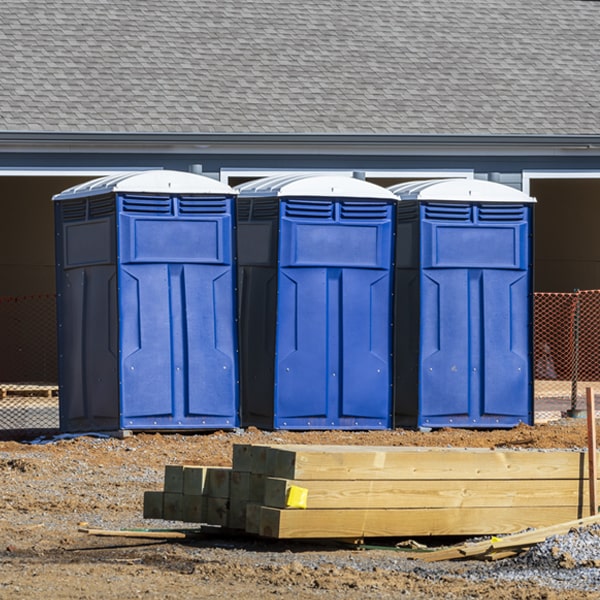 how can i report damages or issues with the porta potties during my rental period in Ellinwood KS